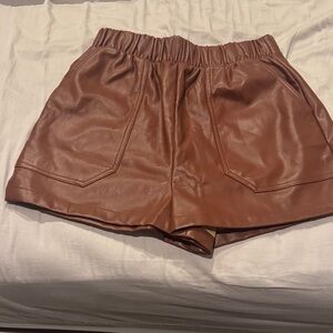BB Dakota by Steve Madden High Waist Tan Shorts